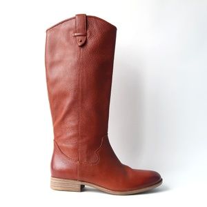 Frye and Co. Chestnut Brown Leather Tall Boots